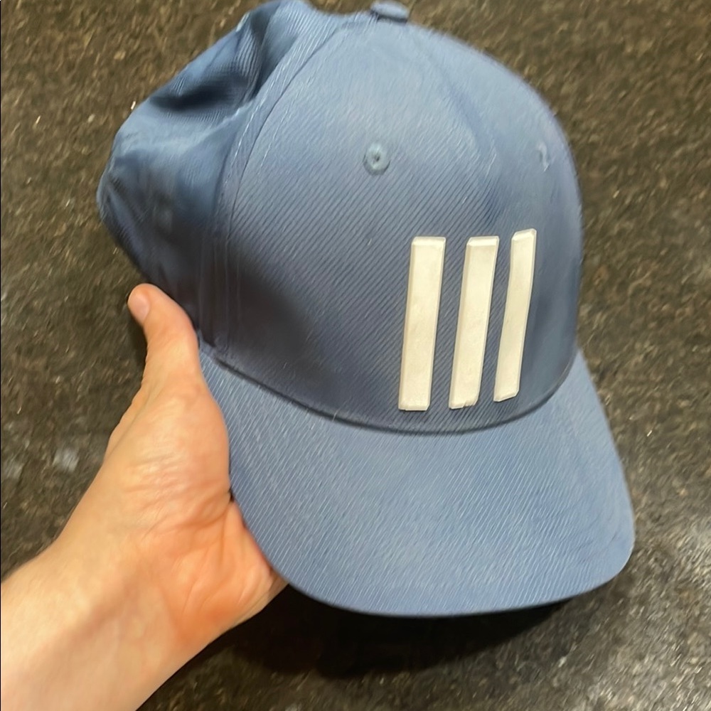 Adidas Blue Cap with White Logo